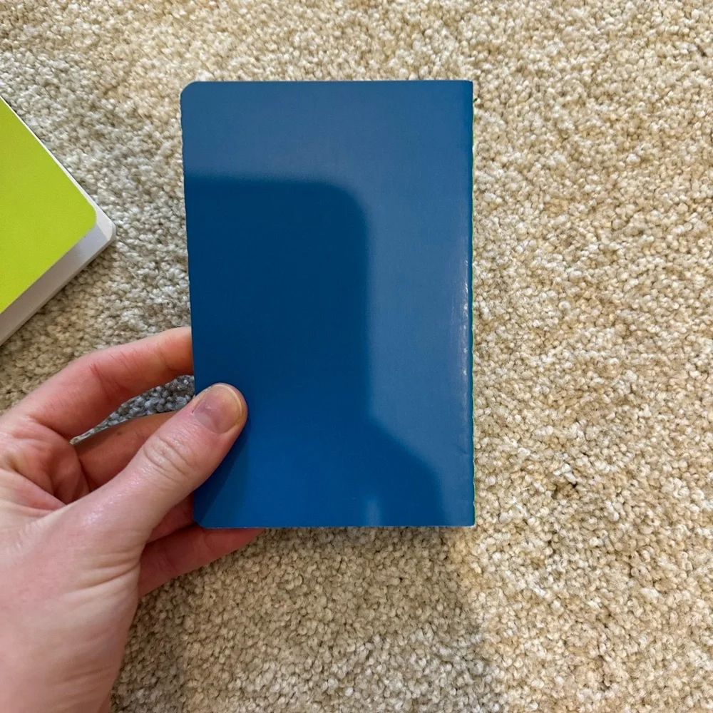 Mini Colorful Notebooks Set - Green and Blue